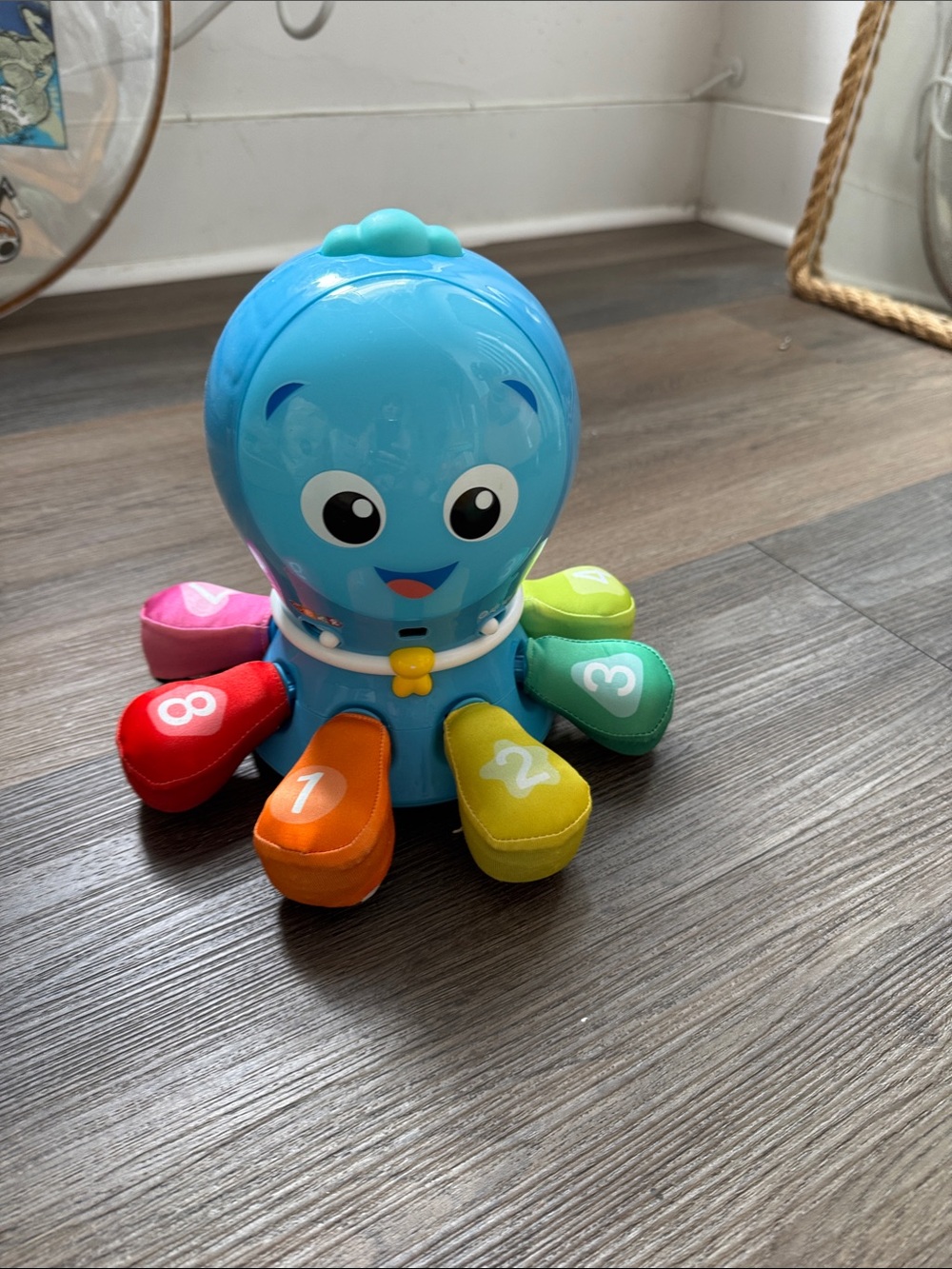 Blue Octopus Number Learning Toy for Kids